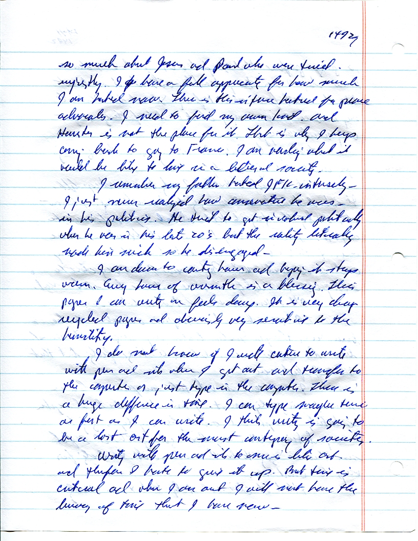 Dr John WorldPeace 2008 Prison Journal